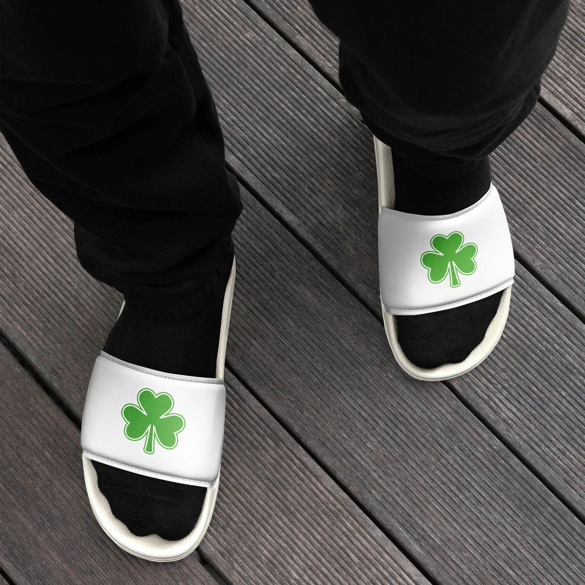 Men’s Lucky Clover Slides