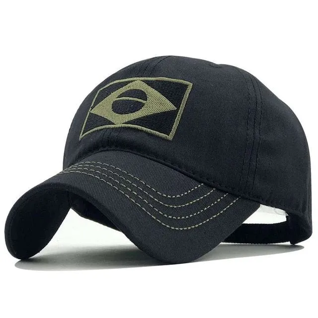 Military Tactical Brazil  Baseball Caps