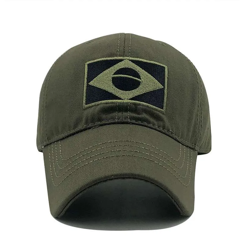 Military Tactical Brazil  Baseball Caps