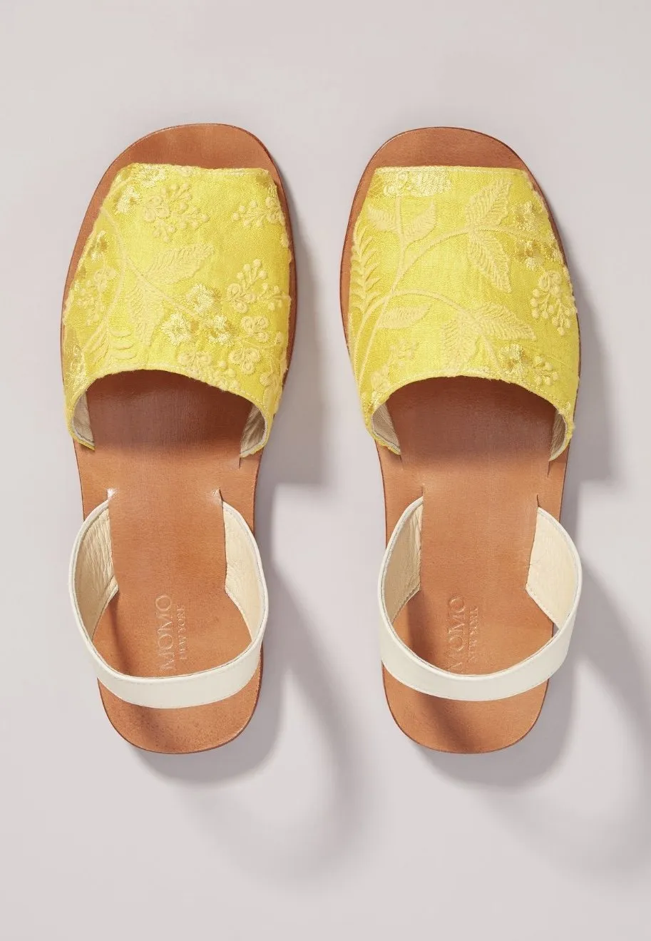 MOMO DESIGN X ANTHROPOLOGIE DESSA BACK SLING LEATHER SANDALS