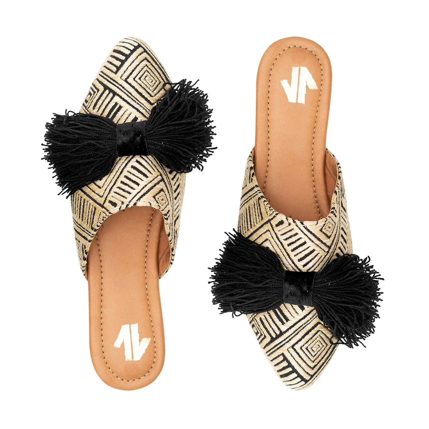 Mules Silvia Cobos Cumbia Black
