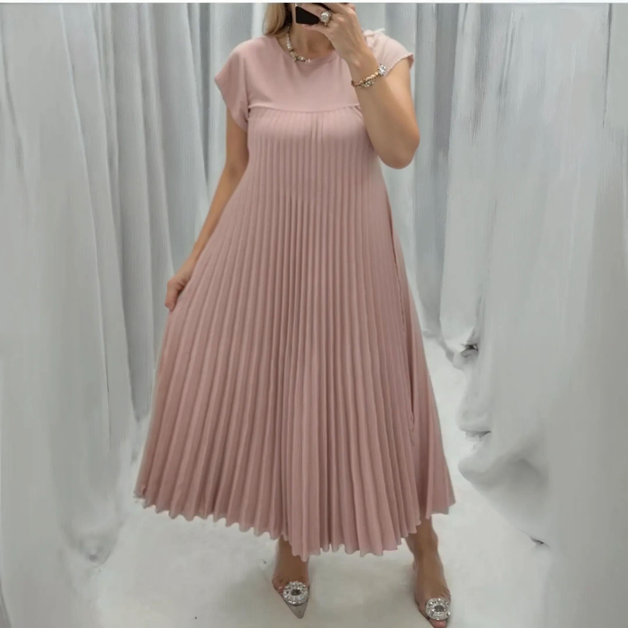 NAYLA™ - Flowing Pleated Dress