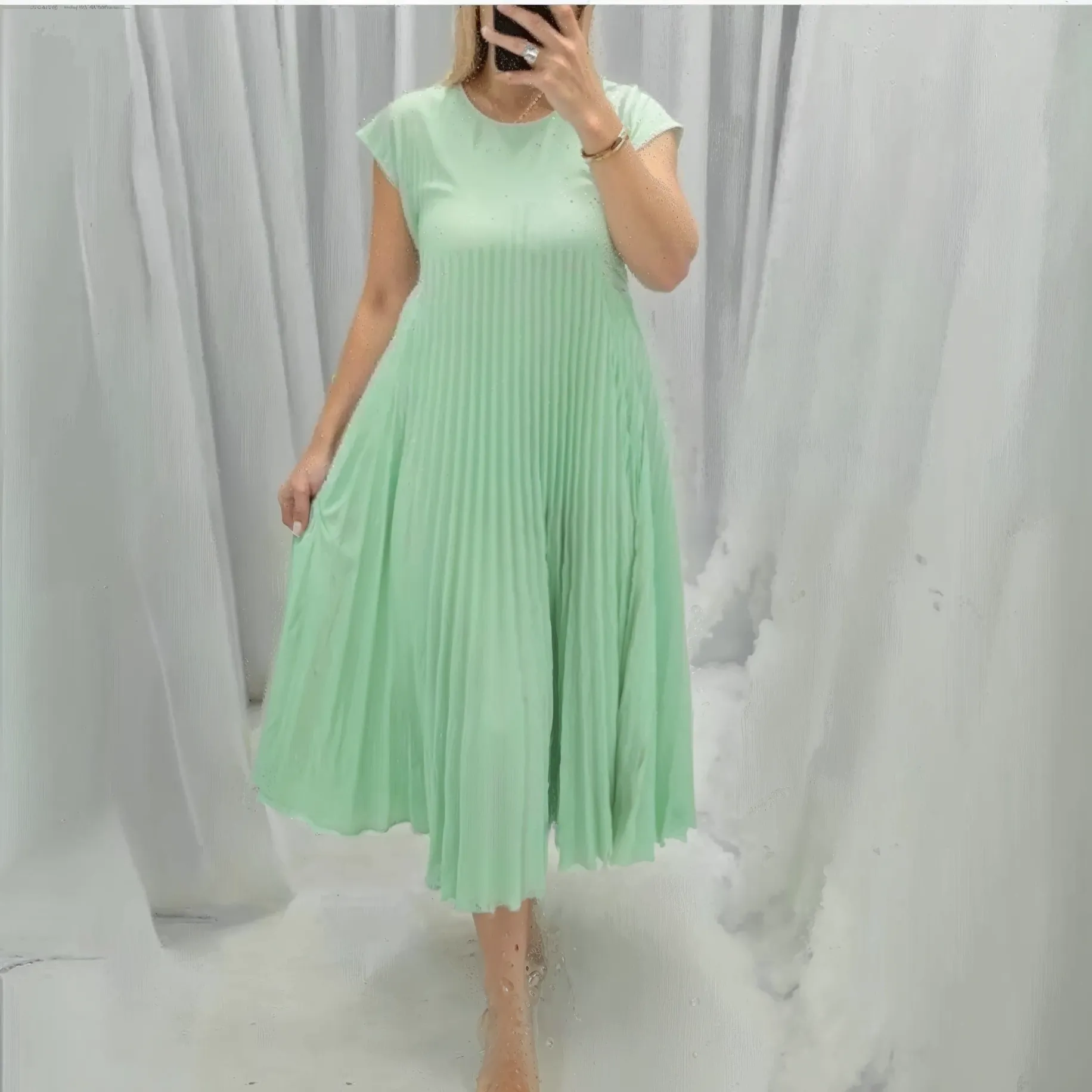 NAYLA™ - Flowing Pleated Dress