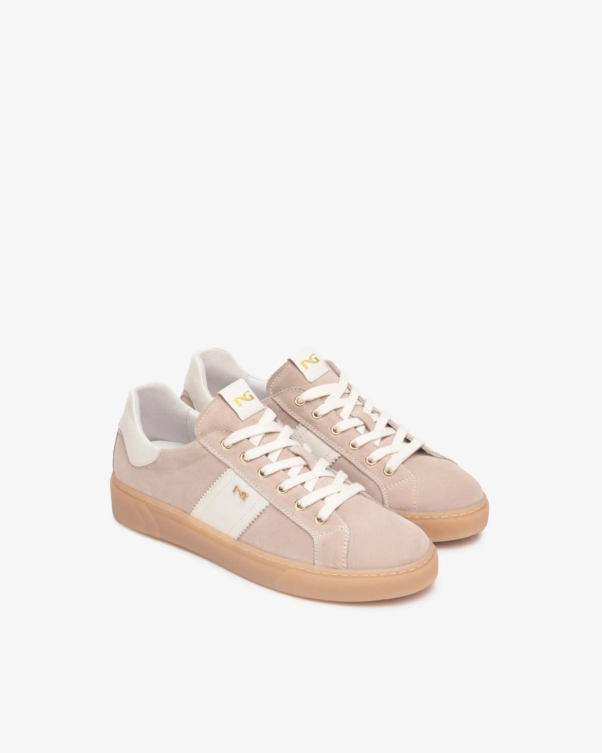 Nero Giardini Suede Lace-up Trainers