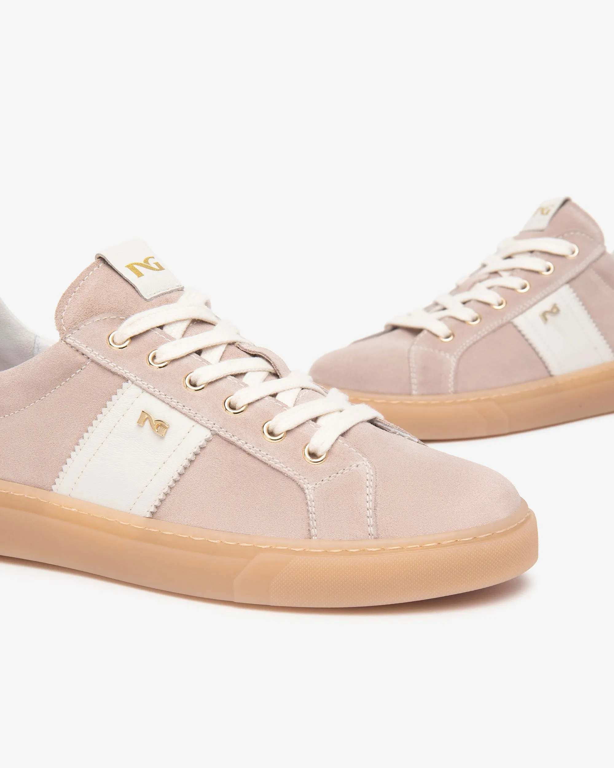 Nero Giardini Suede Lace-up Trainers