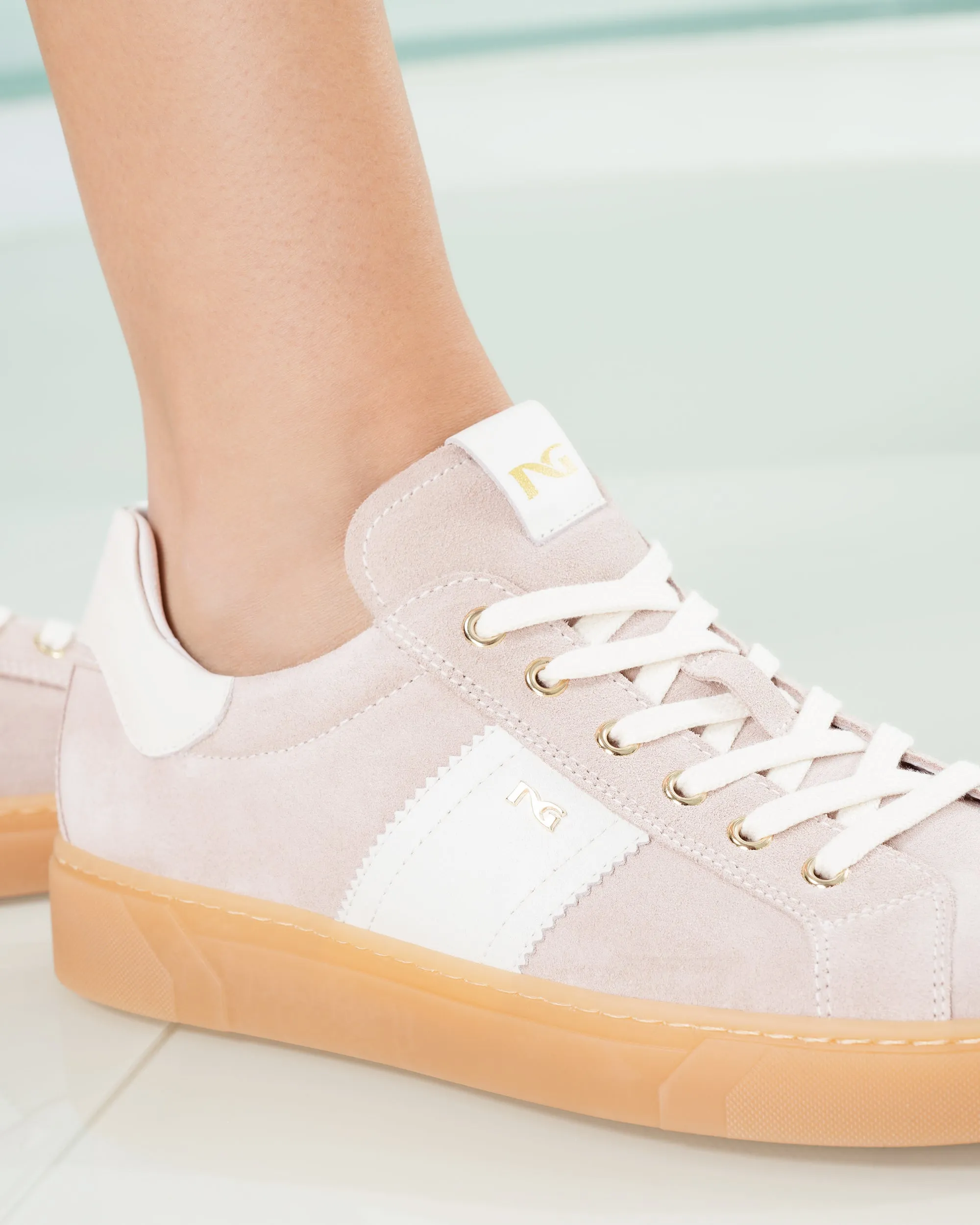Nero Giardini Suede Lace-up Trainers
