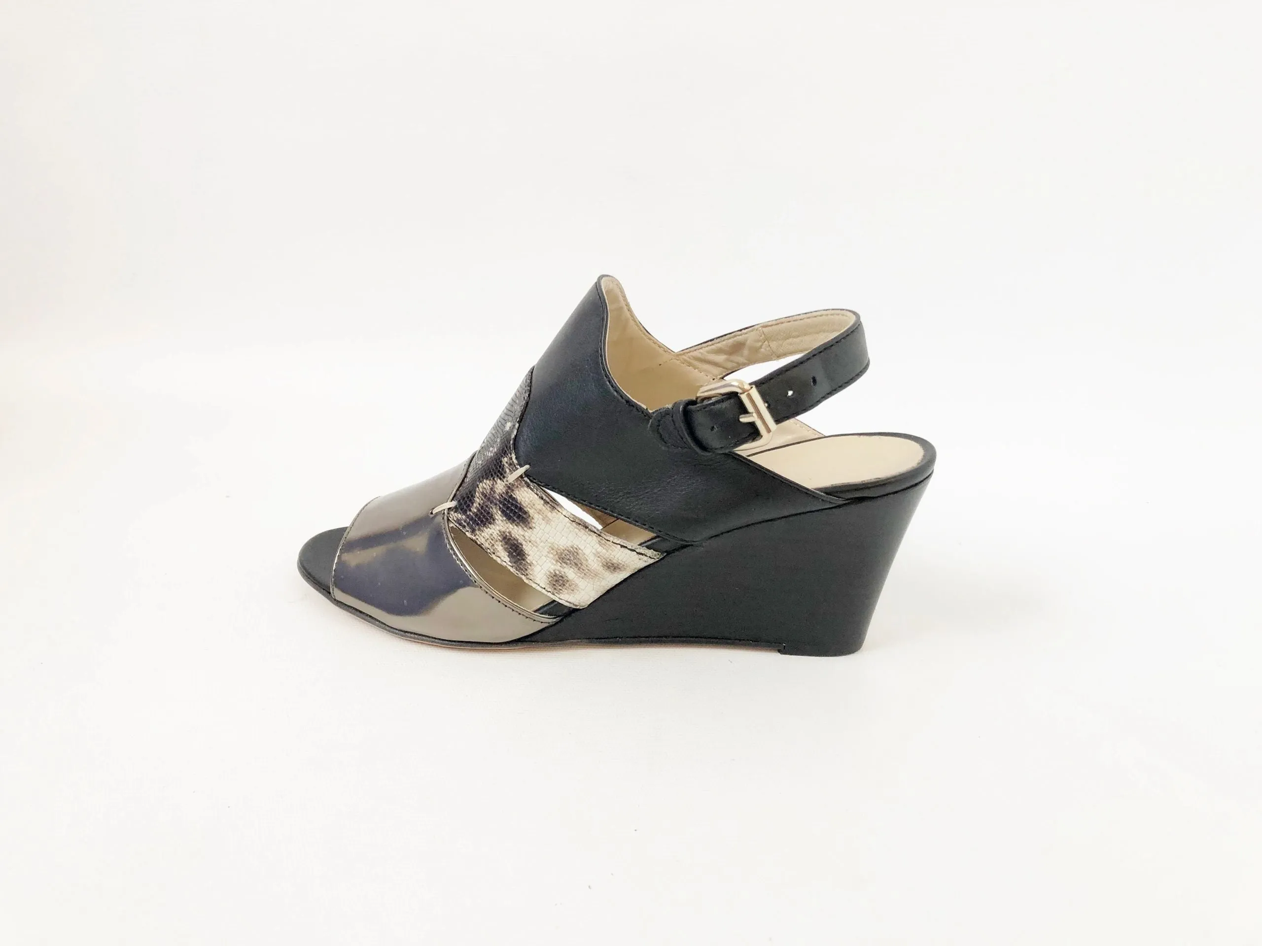 NEW Agl Tri-Color Sandal Size 39.5 It (9.5 Us)
