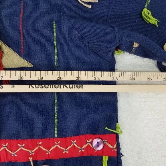 NEW Anu by Natural XL Tapestry Art to Wear Button up Jacket