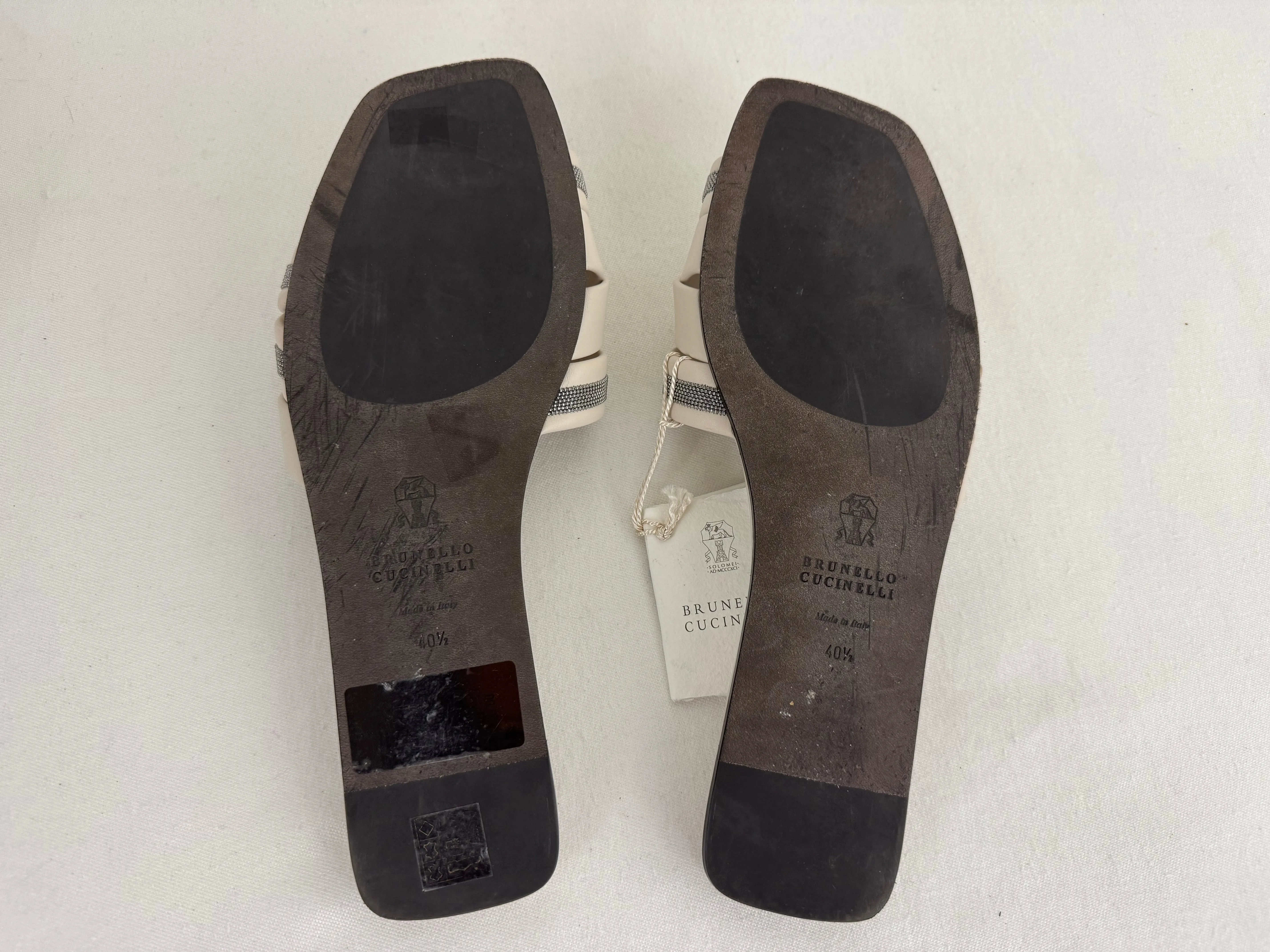 NEW Brunello Cucinelli Woven Sandal Size 10.5