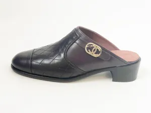 NEW Chanel Interlocking CC Mules Size 12