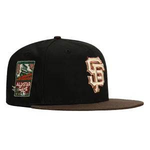 New Era 59Fifty San Francisco Giants 2007 All Star Game Patch Hat - Black, Brown