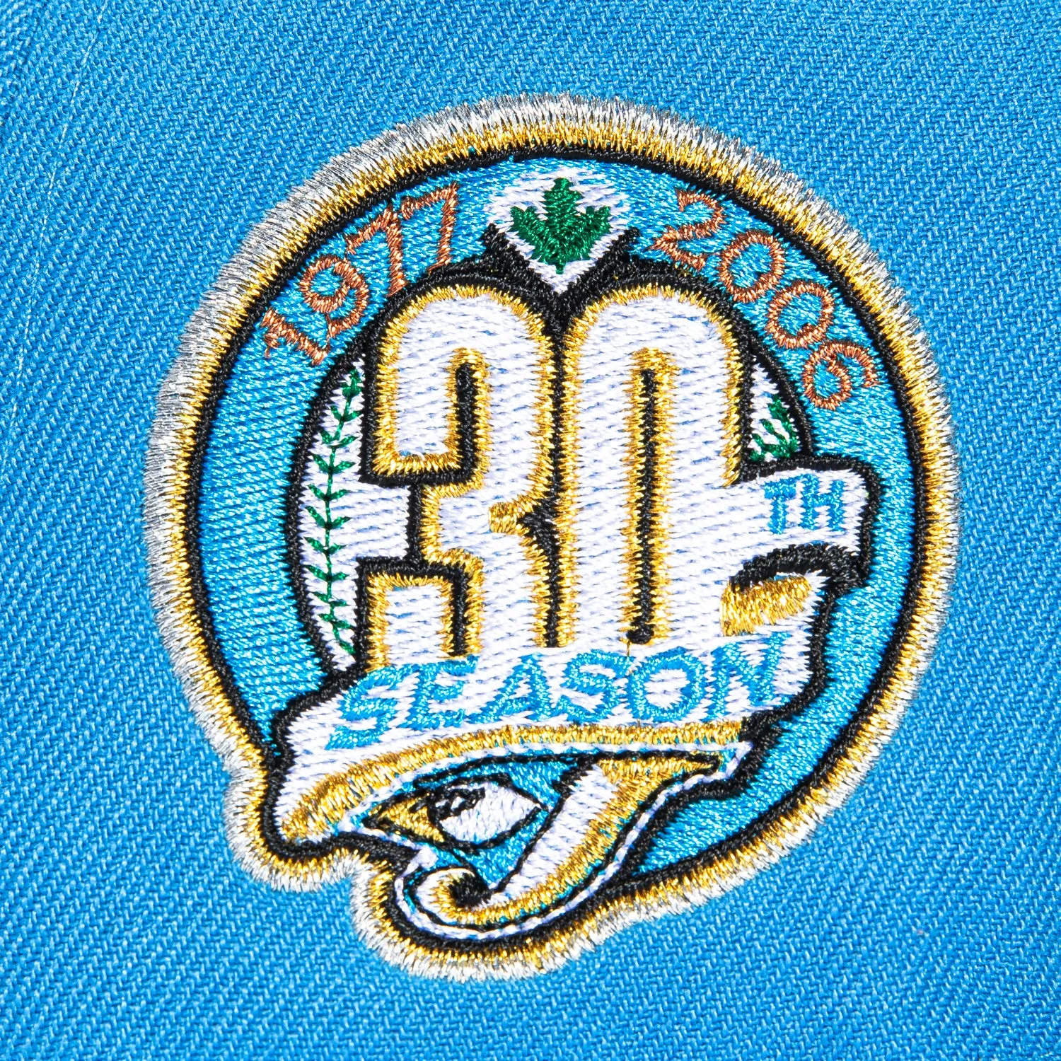 New Era 59Fifty Toronto Blue Jays 30th Anniversary Patch Hat - Light Blue, Graphite