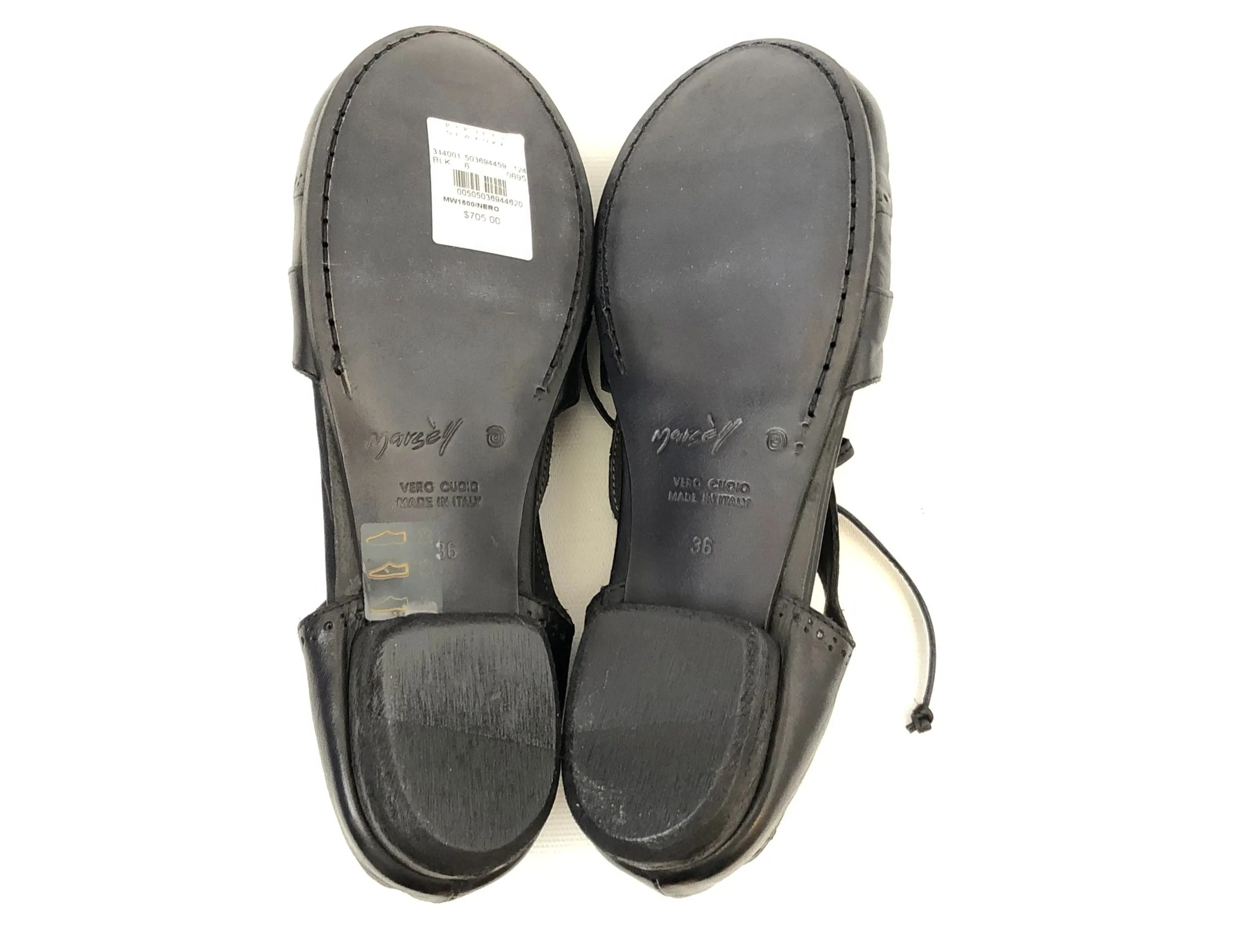 NEW Marsell Lace Up Shoes Size 36 It (6 Us)