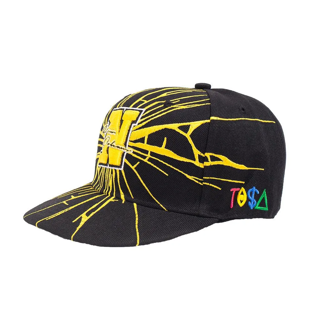NEW ORLEANS BLACK PELICANS FITTED HAT