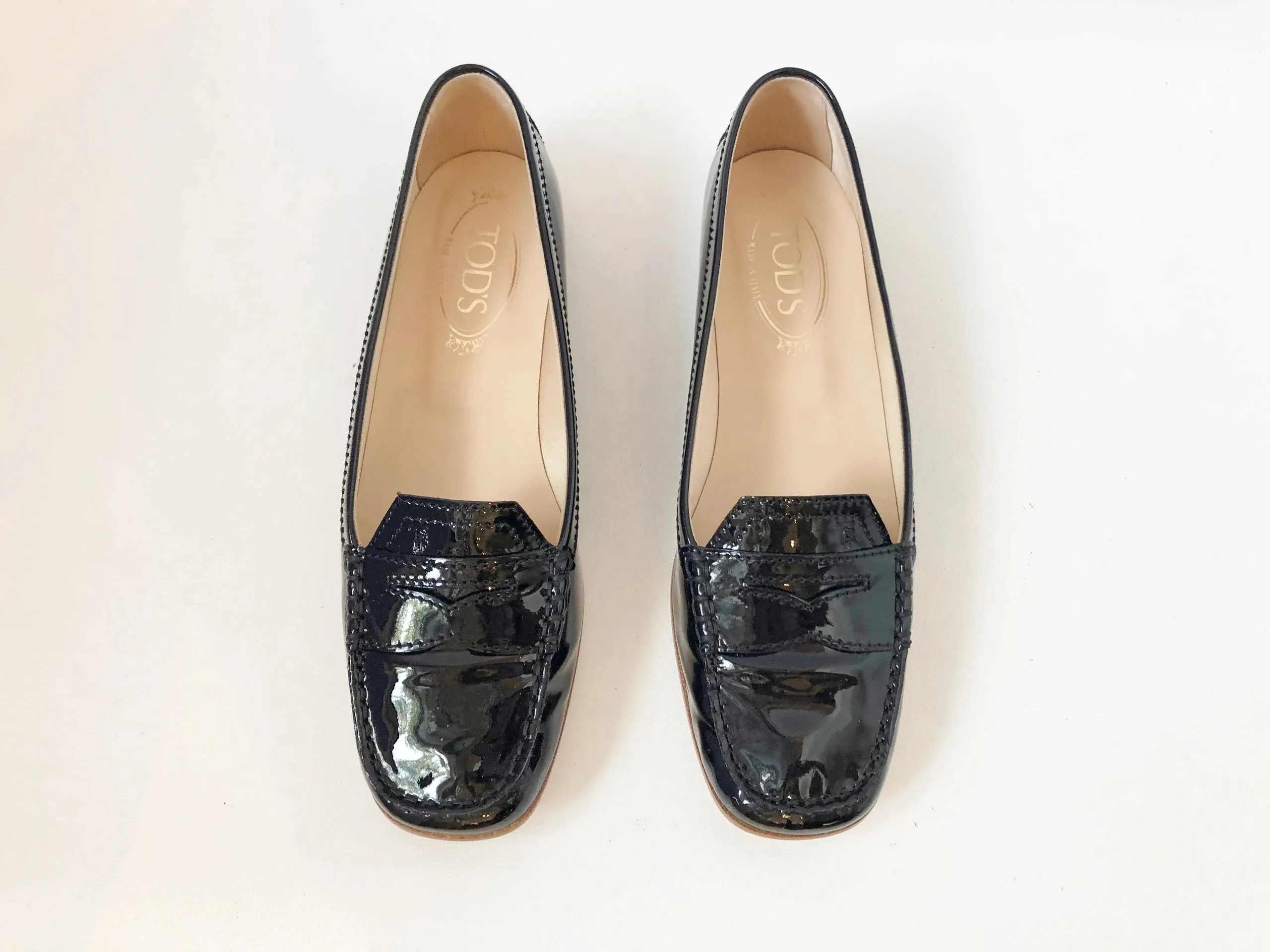 NEW Tod's Patent Leather Loafer Size 8.5
