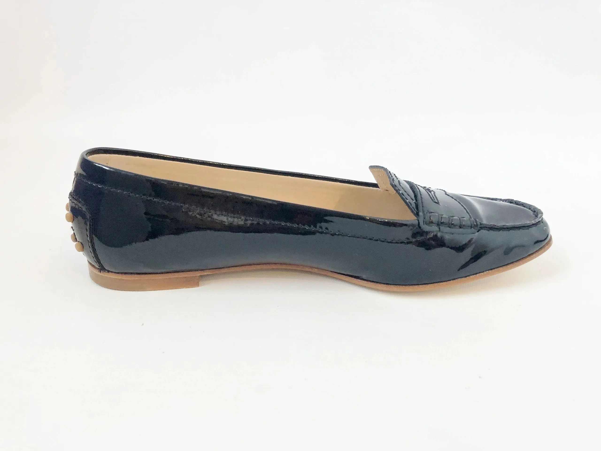 NEW Tod's Patent Leather Loafer Size 8.5