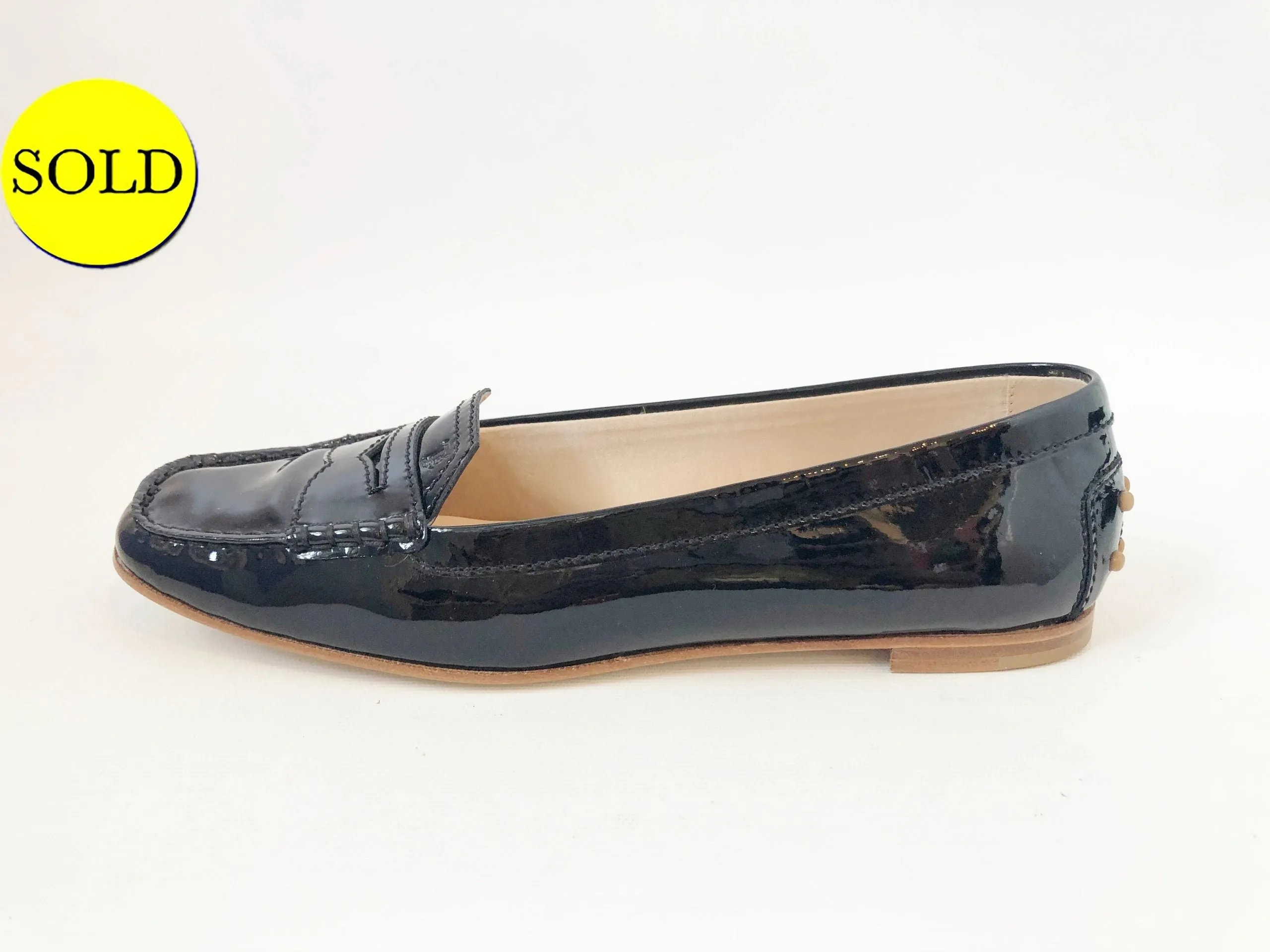 NEW Tod's Patent Leather Loafer Size 8.5