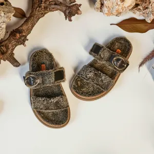 NIAGARA MUSCHIO SHEARLING MULES