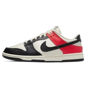 Nike Dunk Low SE Wmns 'Black Toe Bright Crimson'