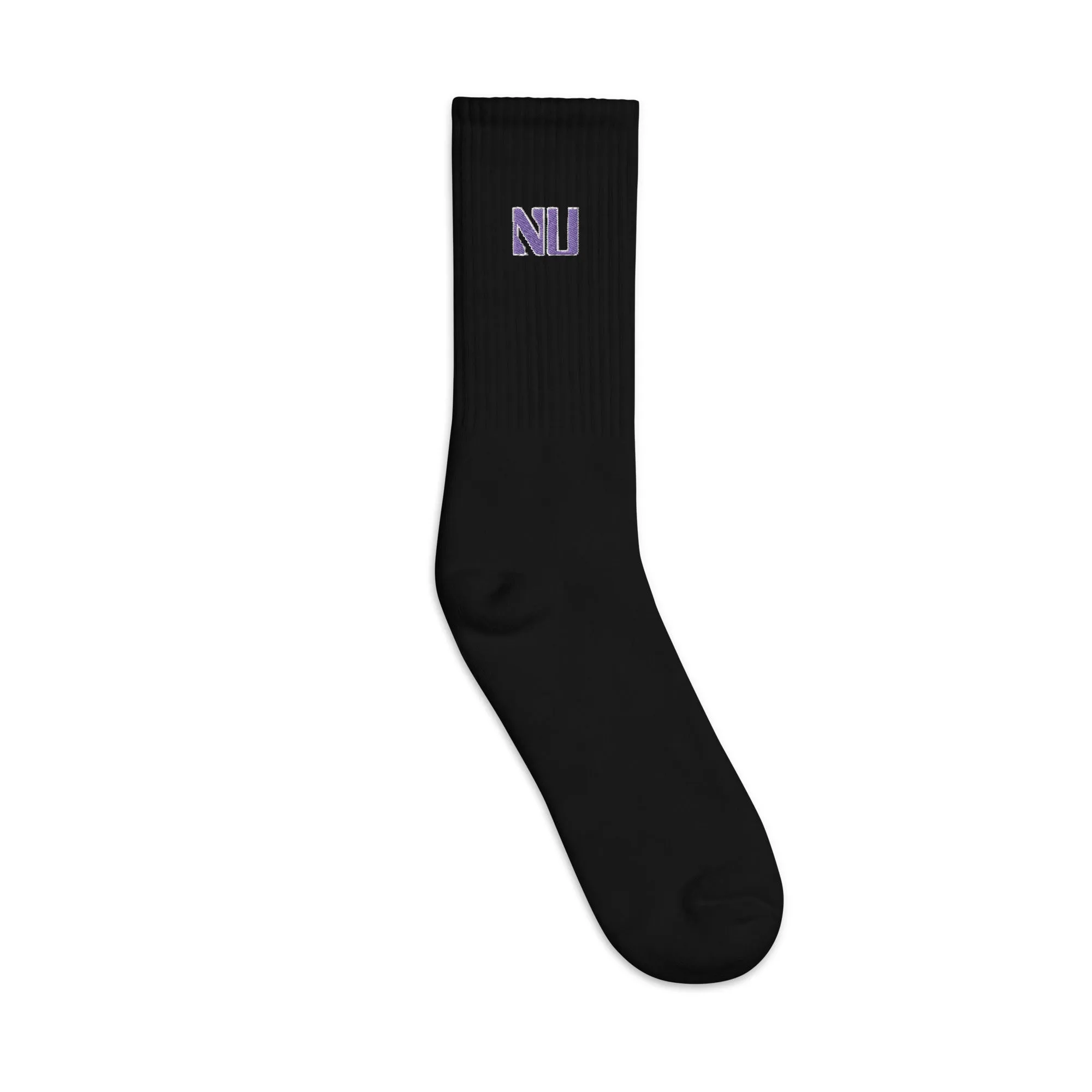 Northwestern Wildcats Embroidered Socks