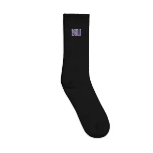 Northwestern Wildcats Embroidered Socks