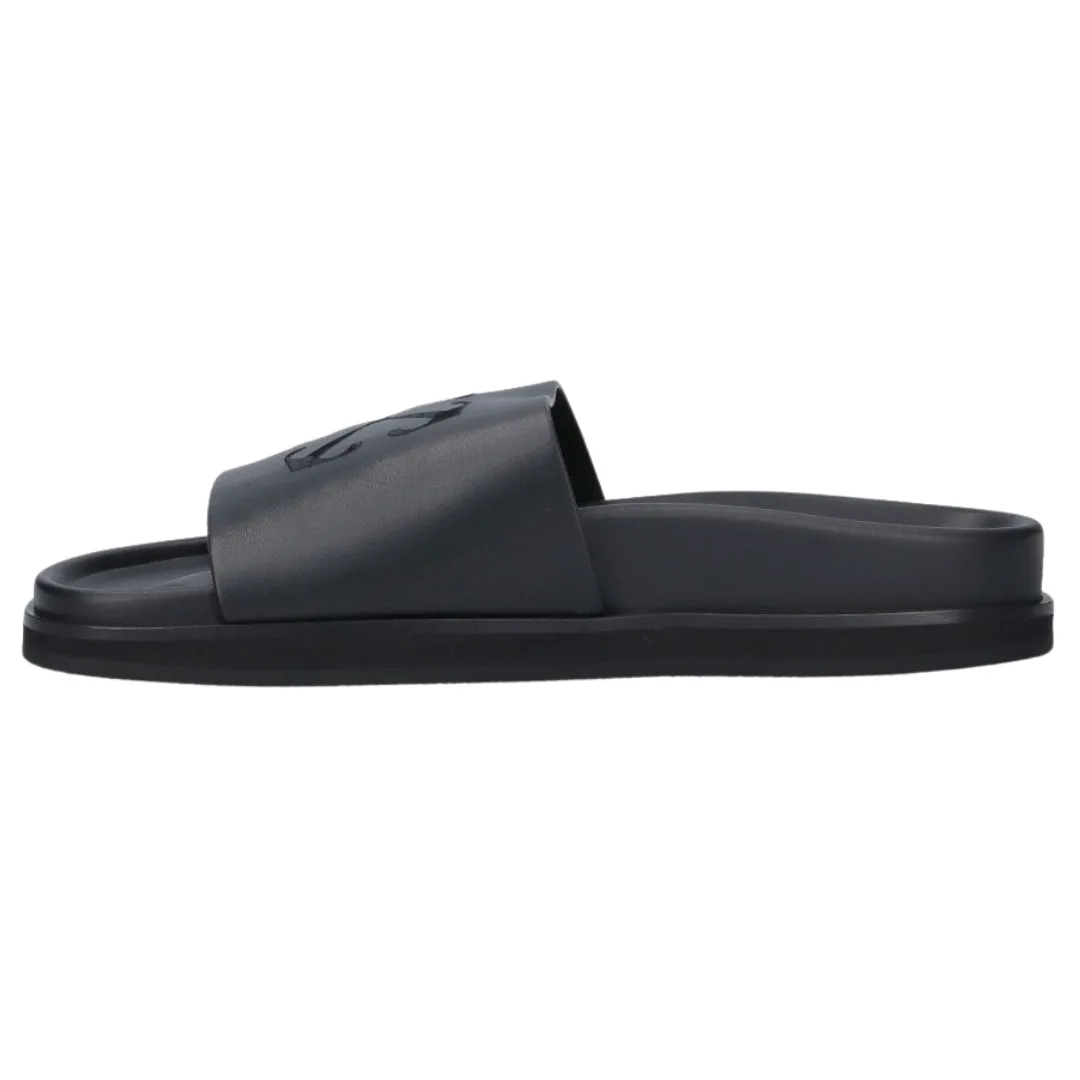 Off-White OMIT006F23LEA0011010 Slides Black