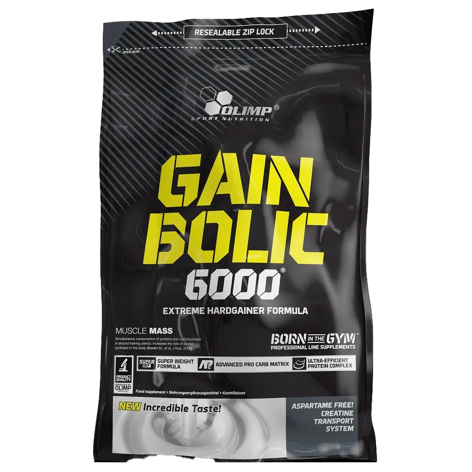 Olimp Nutrition Gain Bolic 6000, Cookies Cream - 1000 grams 10 Servings