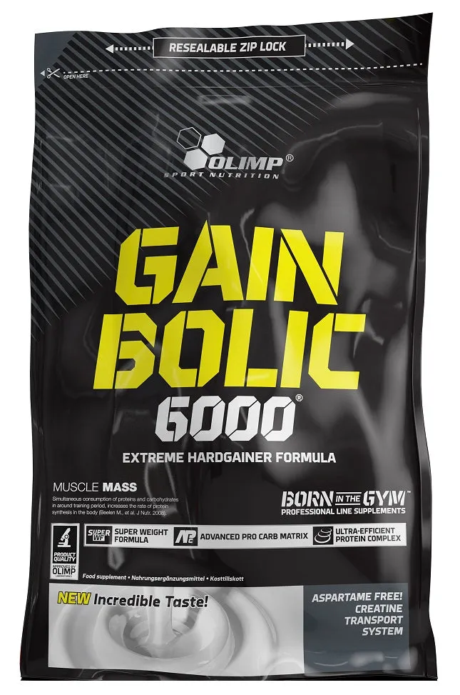 Olimp Nutrition Gain Bolic 6000, Cookies Cream - 1000 grams 10 Servings