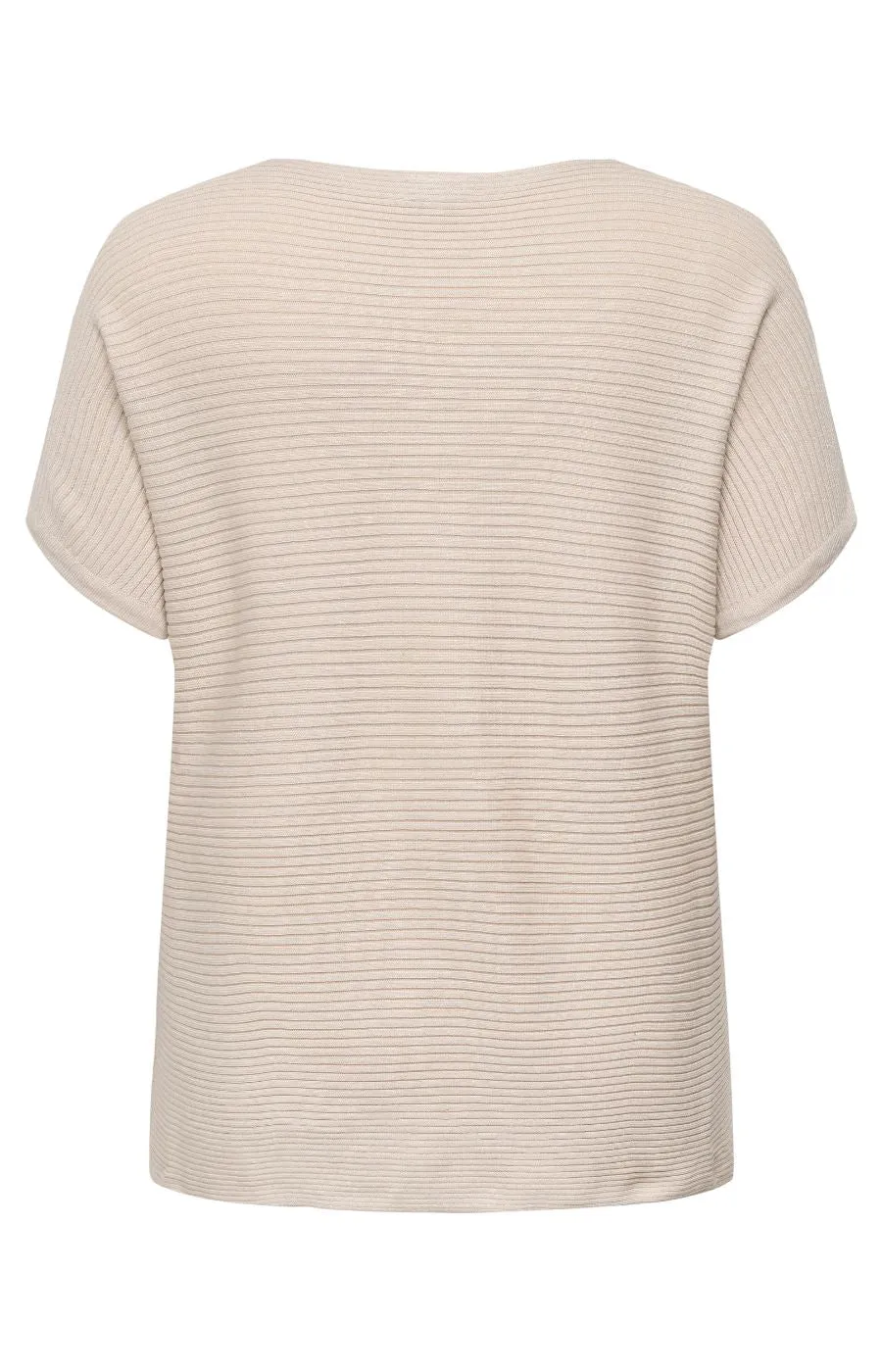 Only Carmakoma Adaline Knit Top in Beige