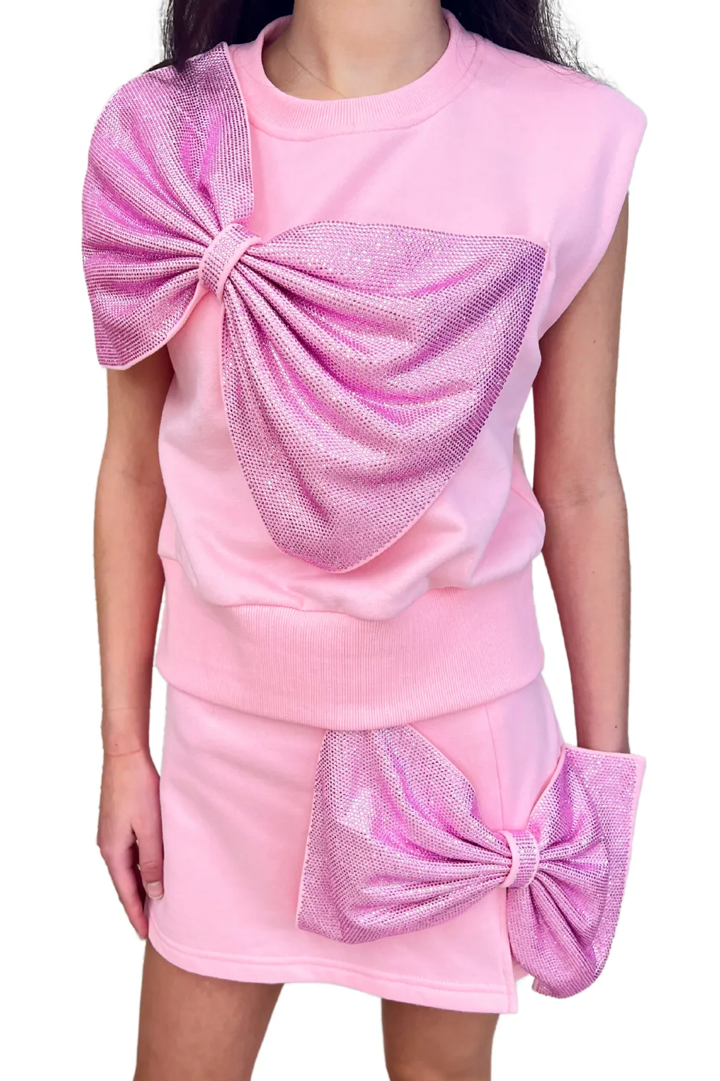 Oversized Bow Skort