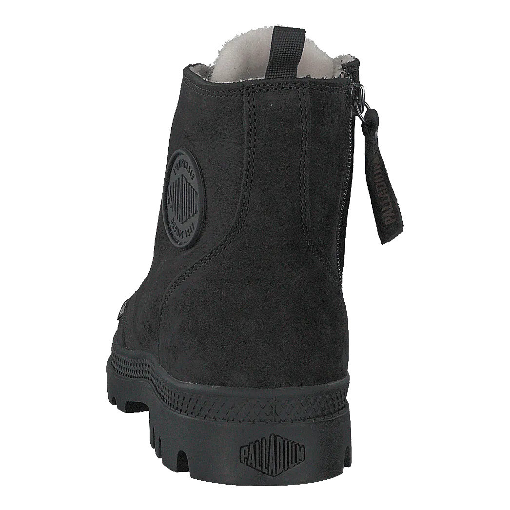 Pampa Hi Wool Zip Black