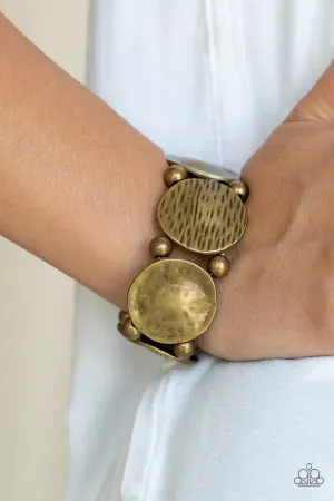 Paparazzi -Boldly Basic - Brass Bracelet