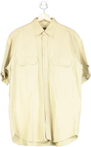 Paul & Shark Beige Short Sleeve Shirt UK XL