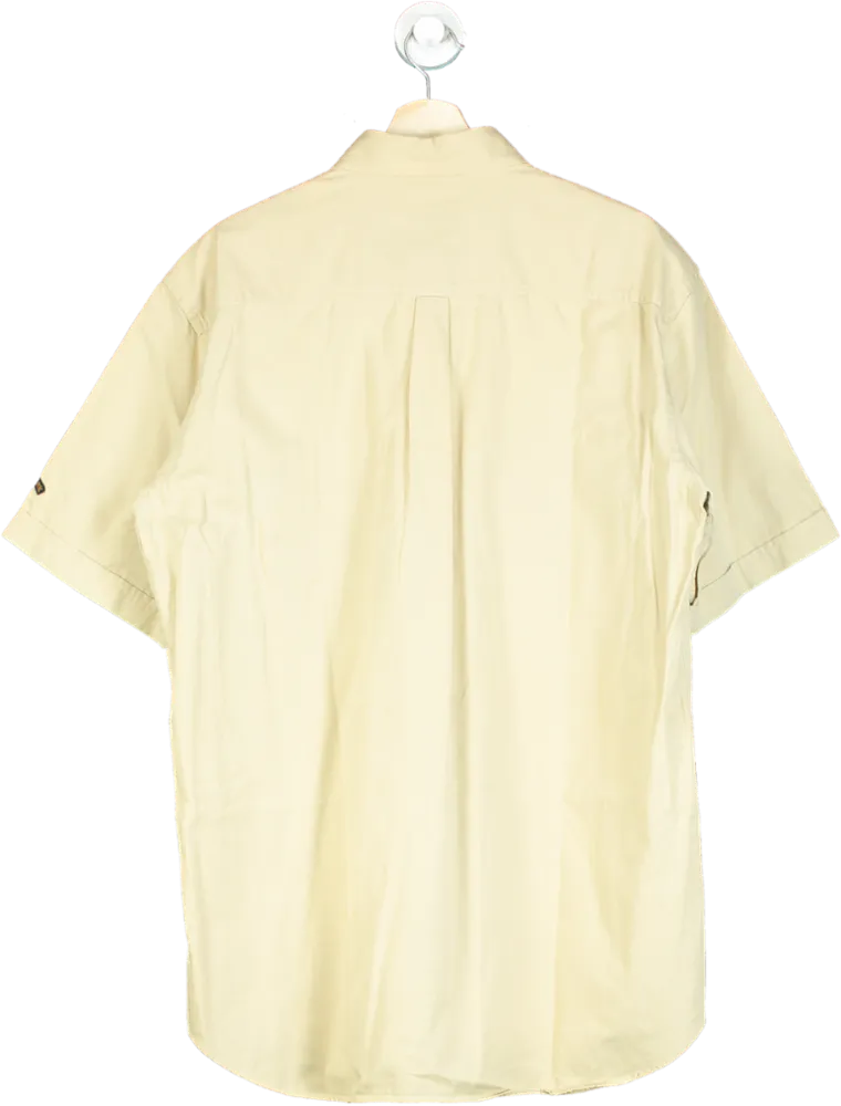 Paul & Shark Beige Short Sleeve Shirt UK XL