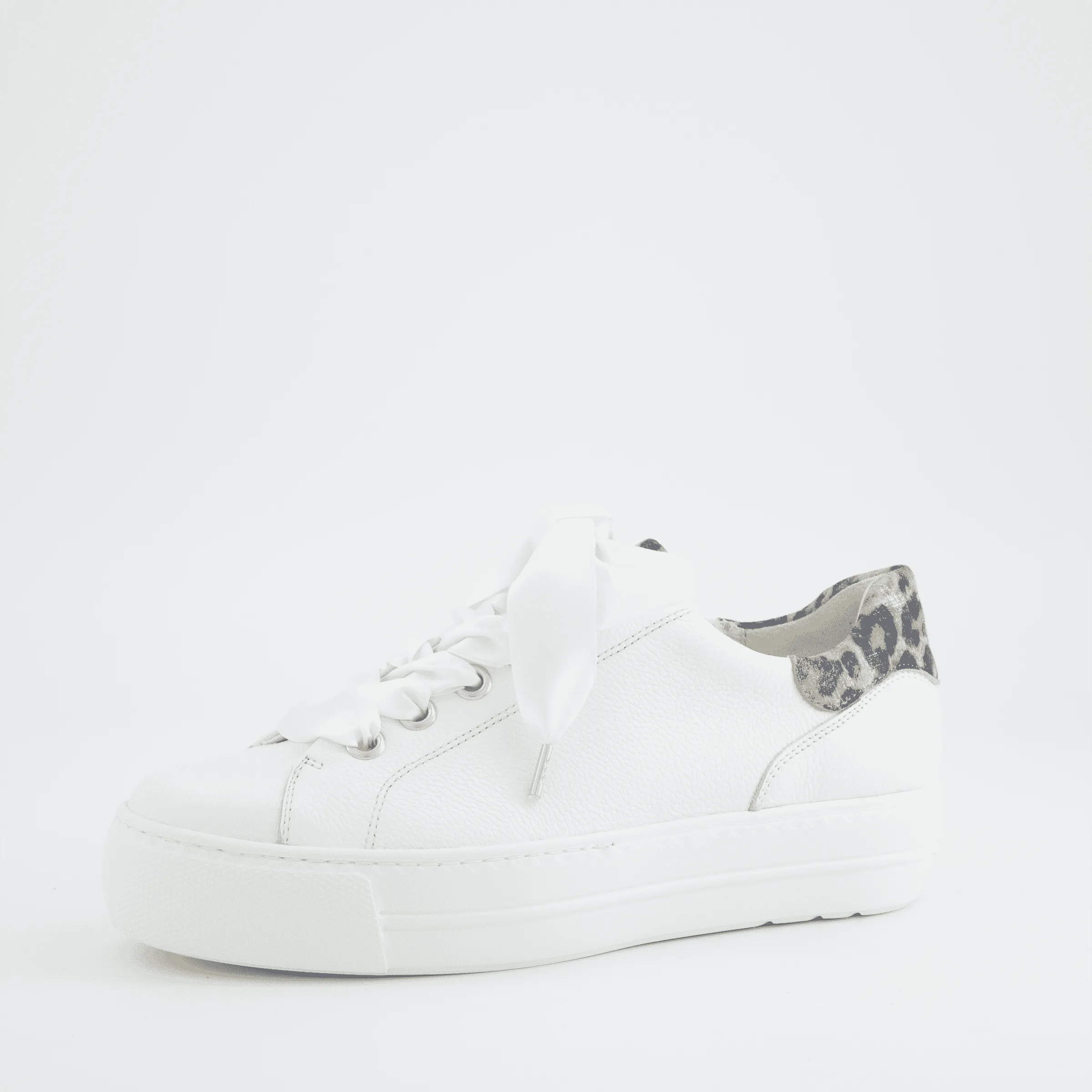 Paul Green White Platform Trainer|5520007