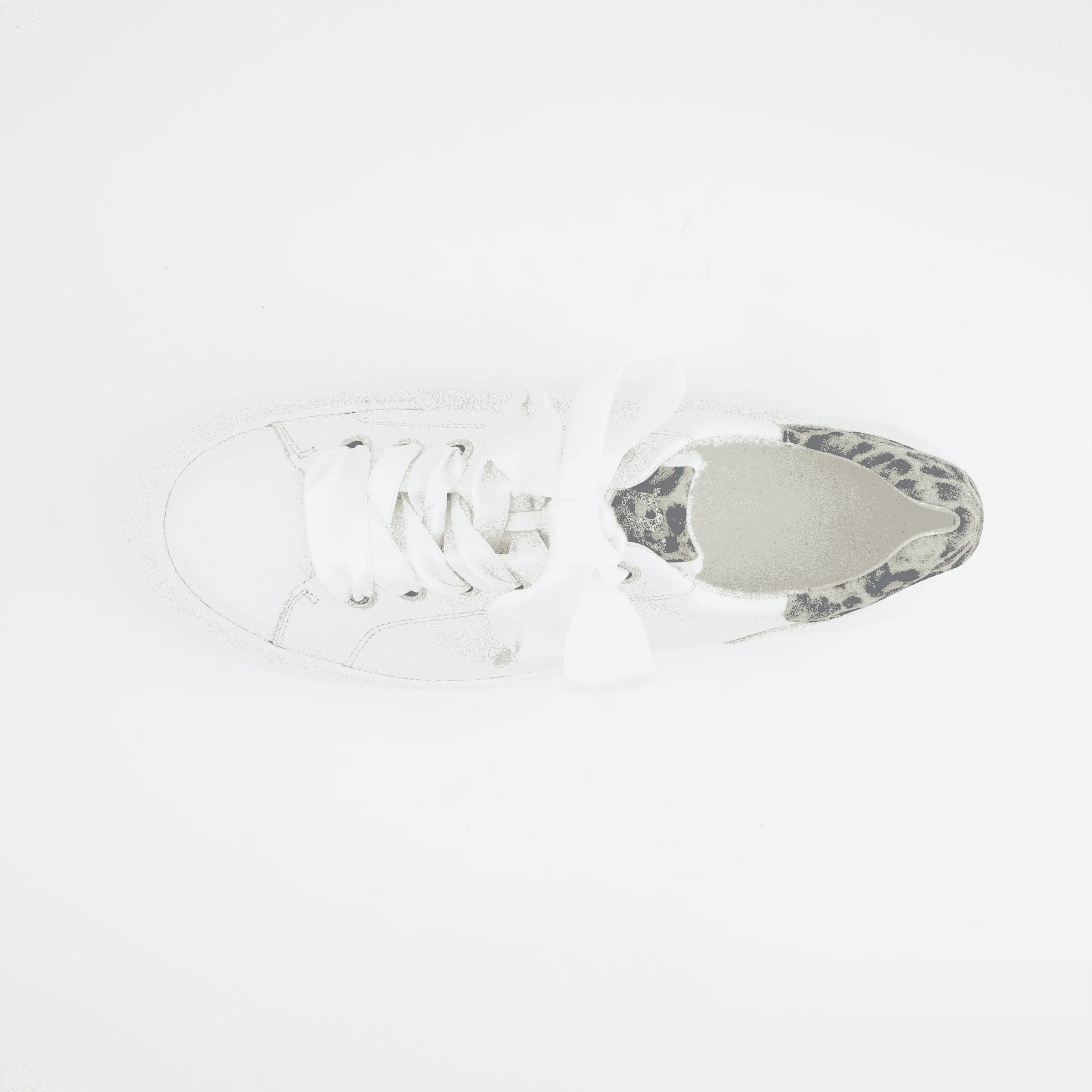 Paul Green White Platform Trainer|5520007