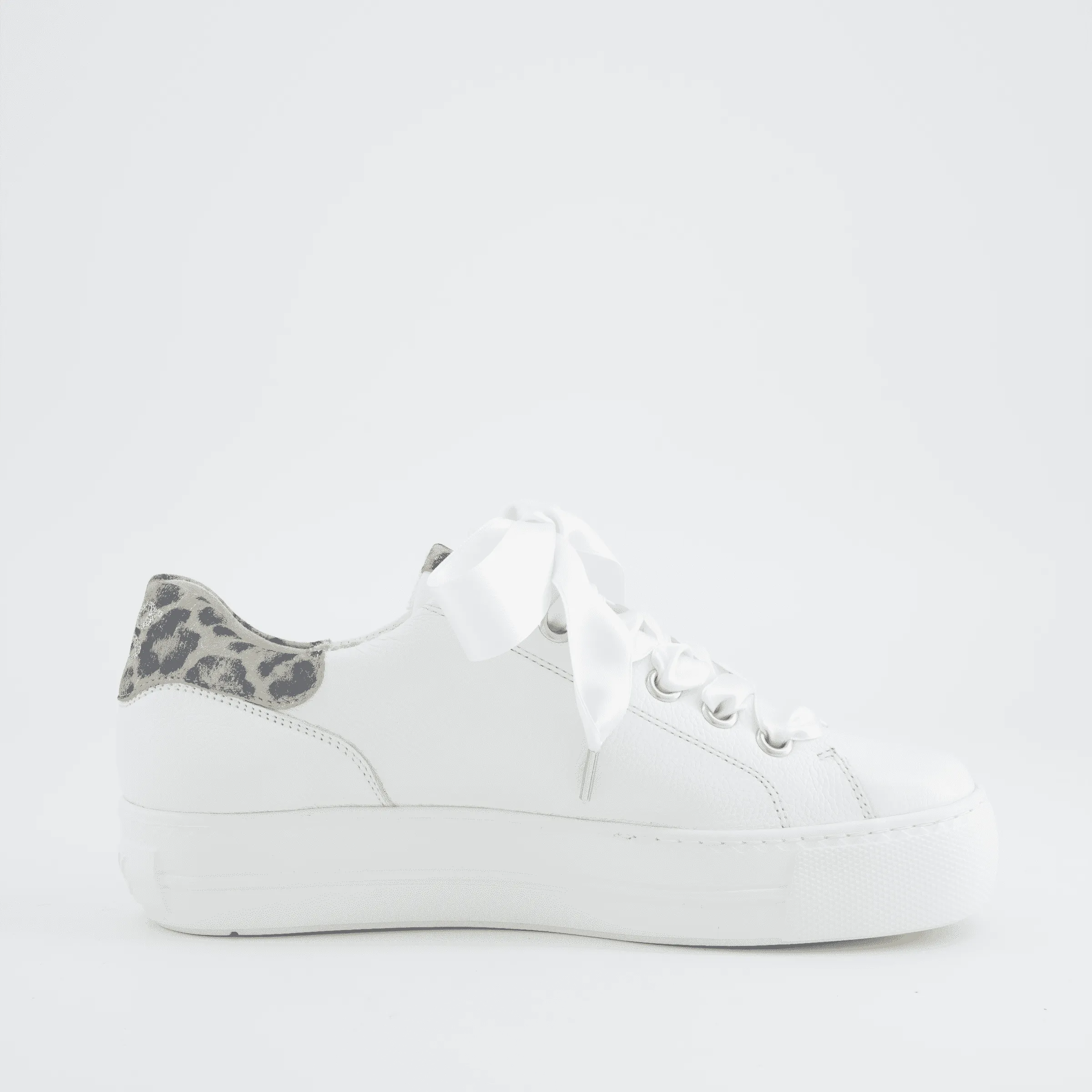 Paul Green White Platform Trainer|5520007