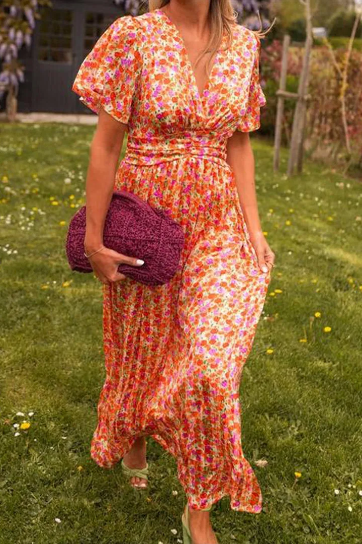 Pauline - Long floral dress