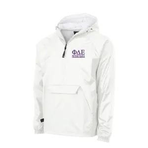 Phi Delta Epsilon Flannel Lined Windbreaker - 2 Line Design
