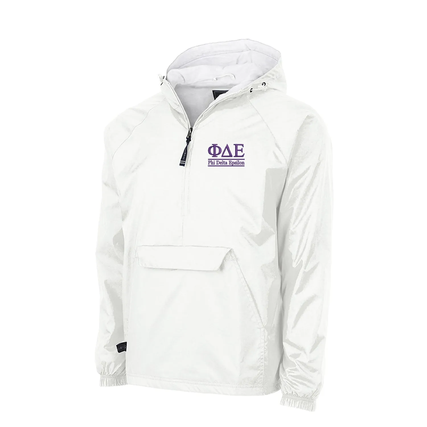 Phi Delta Epsilon Flannel Lined Windbreaker - 2 Line Design