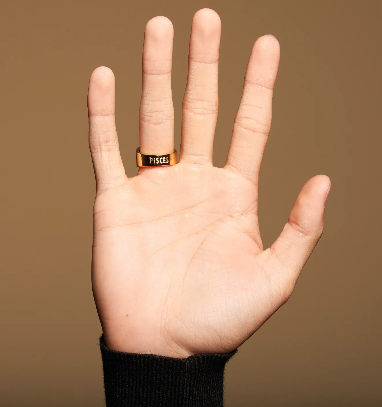 Pisces Gold&Bold mens ring