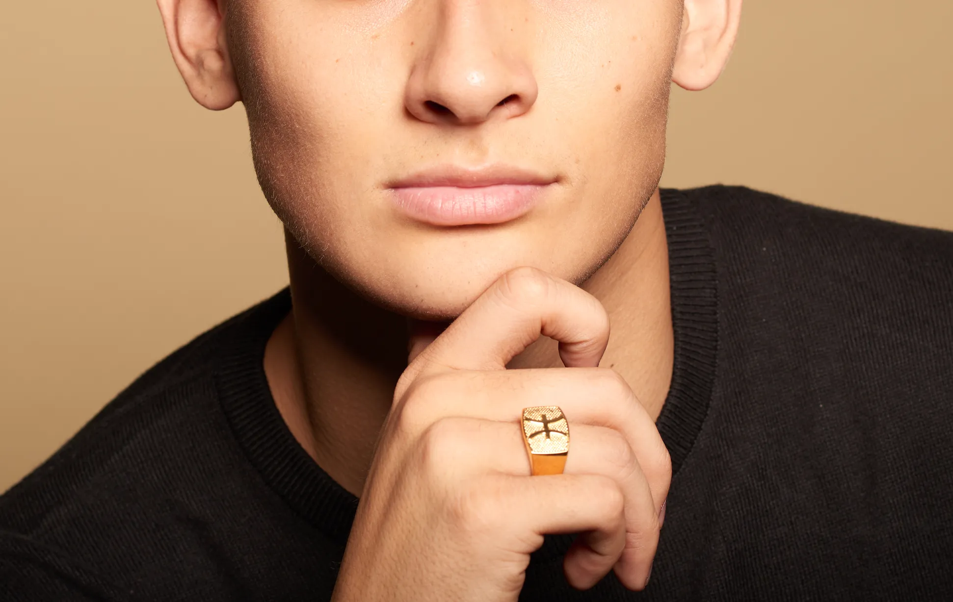 Pisces Gold&Bold mens ring