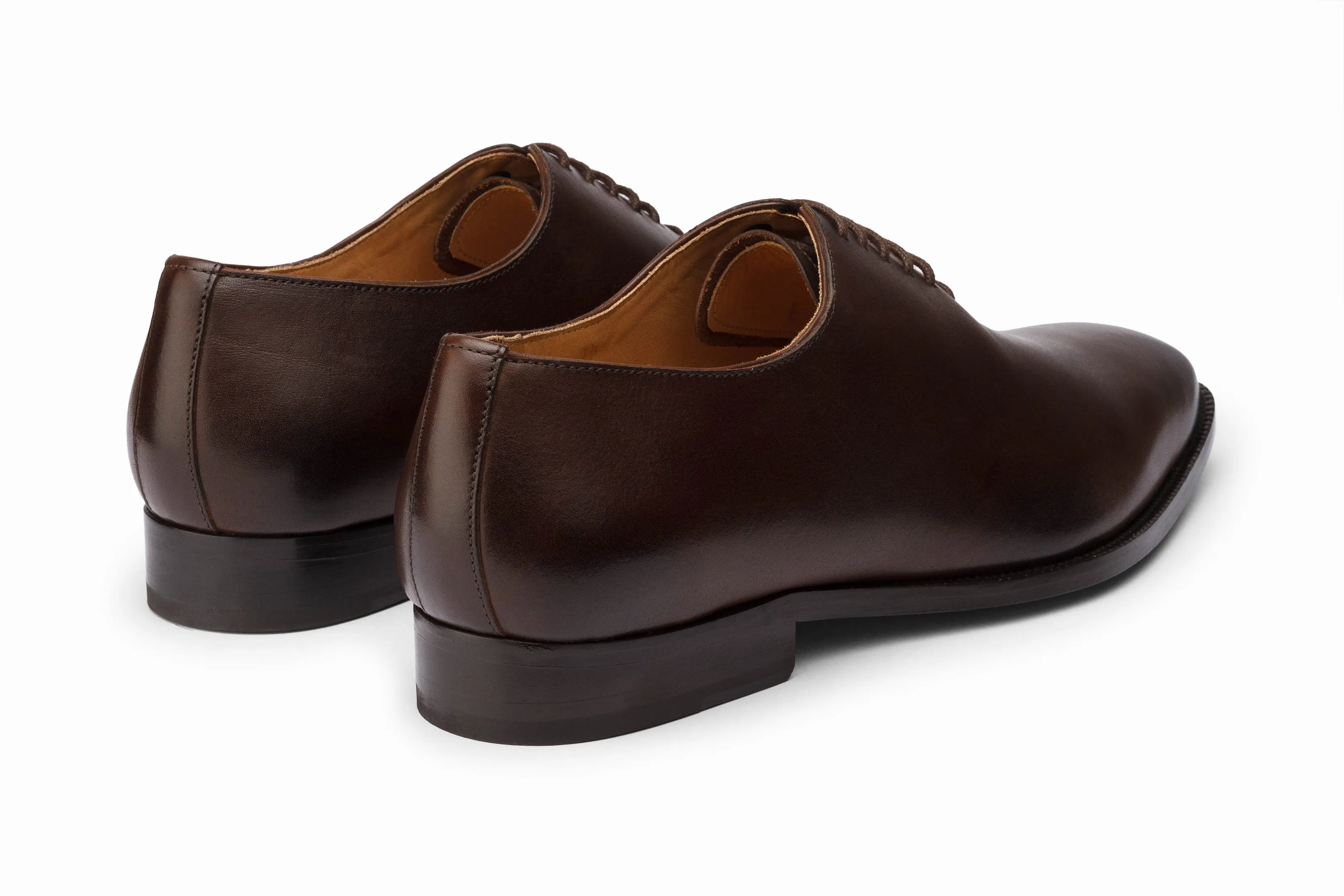 Plain Wholecut Oxford - Dark Brown