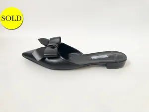 Prada Bow Mules Size 40.5 It (10.5 Us)