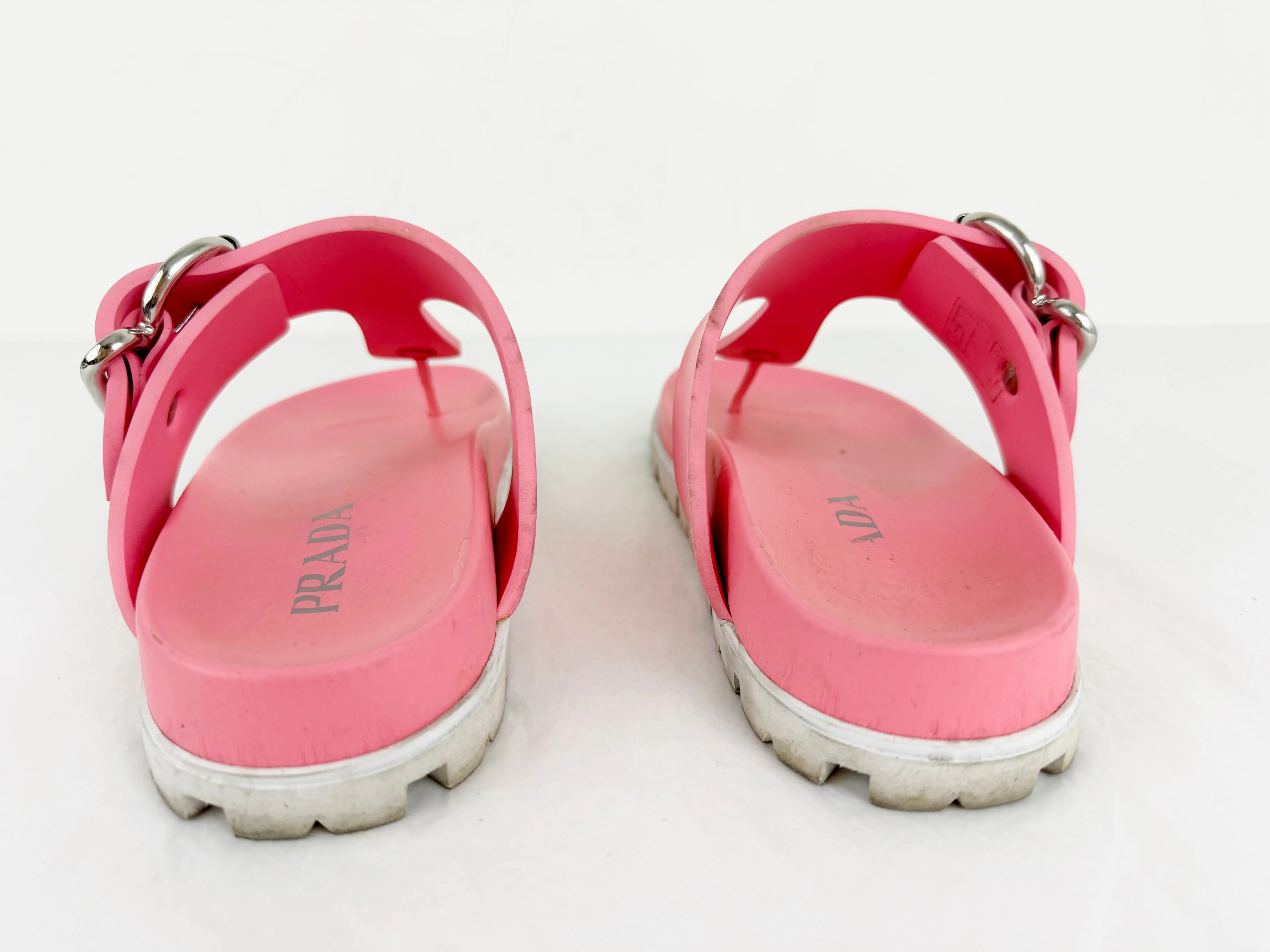 Prada Rubber Slides Size 8