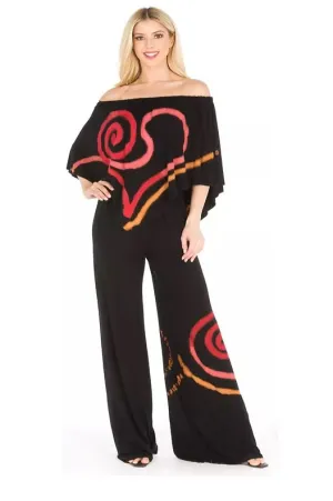 Queen of Hearts Jump Suit