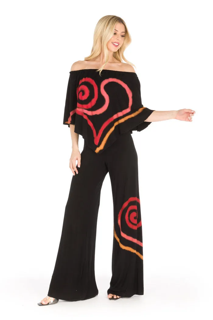Queen of Hearts Jump Suit