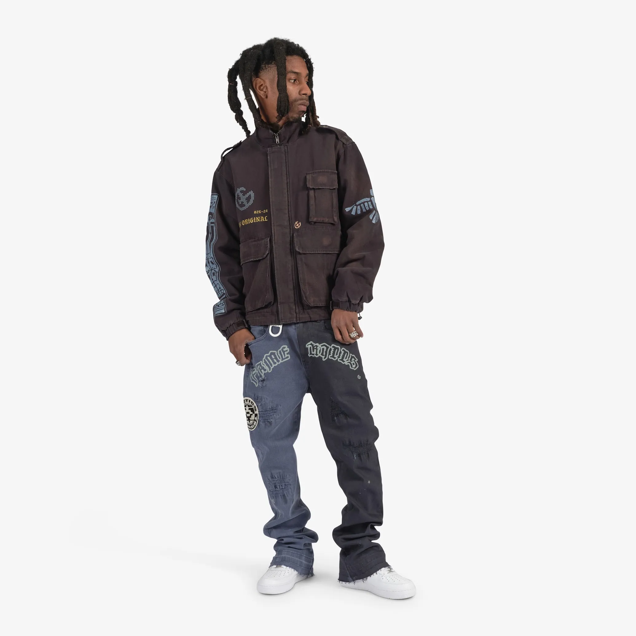 "Culture" Jacket (deep navy)