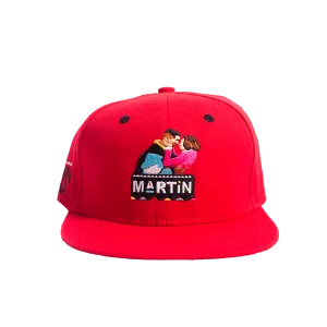 RED DAMN GINA FITTED HAT