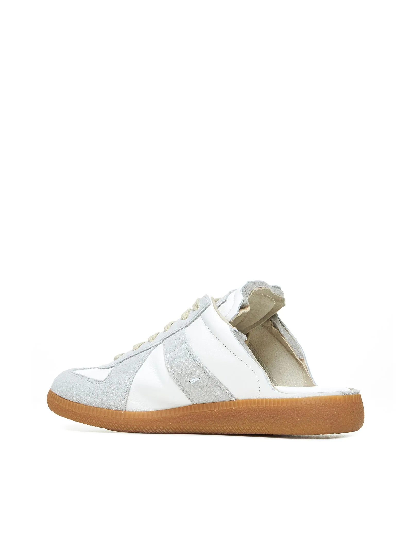Replica leather mules
